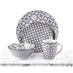 Neuetischkultur Porzellan Geschirr-Set, 16-teilig