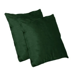 HTI-Living 2er-Set Grün Kissen Nathalie Unifarben