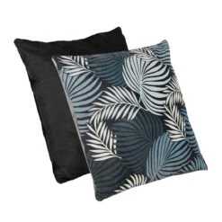 HTI-Living Leaf Grau Und Schwarz Kissen Nathalie 2er-Set