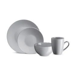 Neuetischkultur Pastell Selection Grau Kombiservice 16-teilig