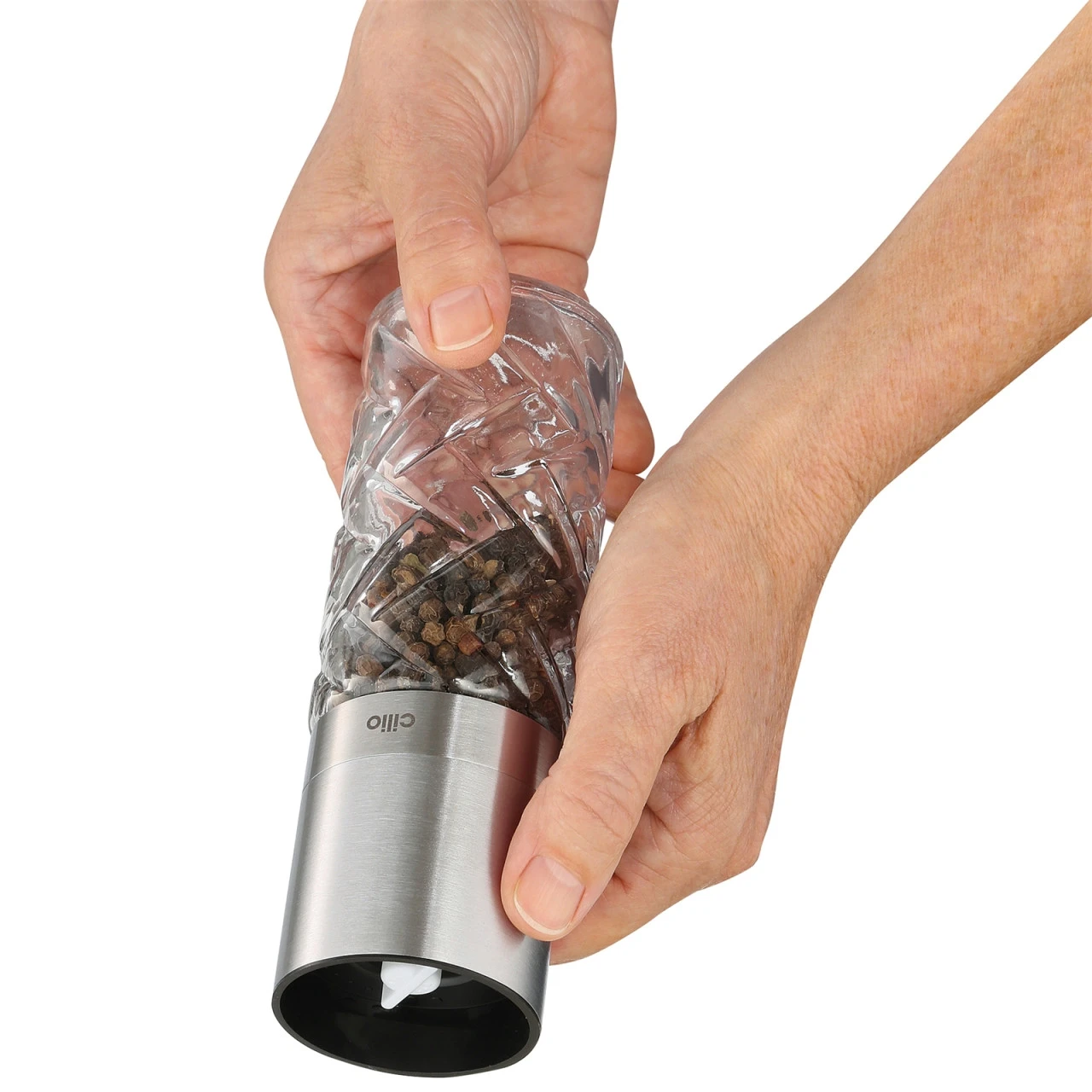 Cilio CRISTALLO Pfeffer- Oder Salzmühle 7 Cilio CRISTALLO Pfeffer- Oder Salzmühle – Bild 5