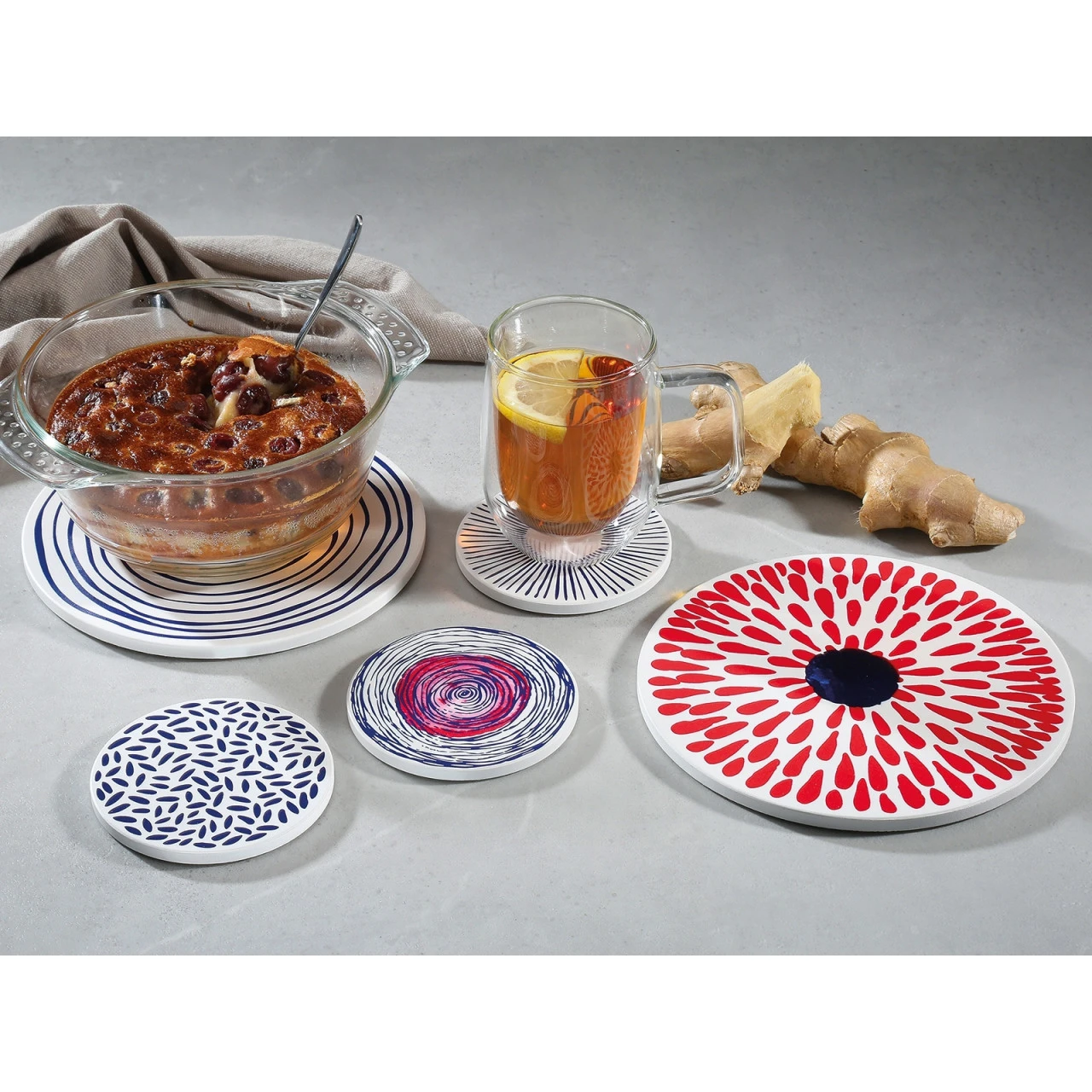 Zassenhaus Scandic Drops Untersetzer Aus Keramik 20cm 6 Zassenhaus Scandic Drops Untersetzer Aus Keramik 20cm – Bild 4