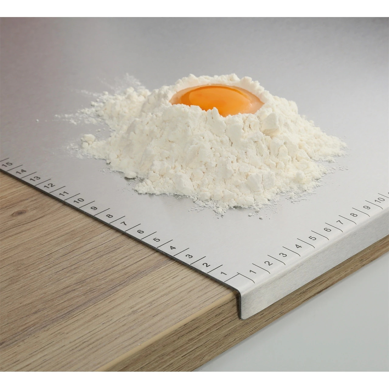 Zassenhaus Edelstahl Küchenarbeitsplatte 50cm 4 Zassenhaus Edelstahl Küchenarbeitsplatte 50cm – Bild 2