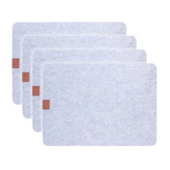 Neuetischkultur Filz Eckig Platzset 4-teilig