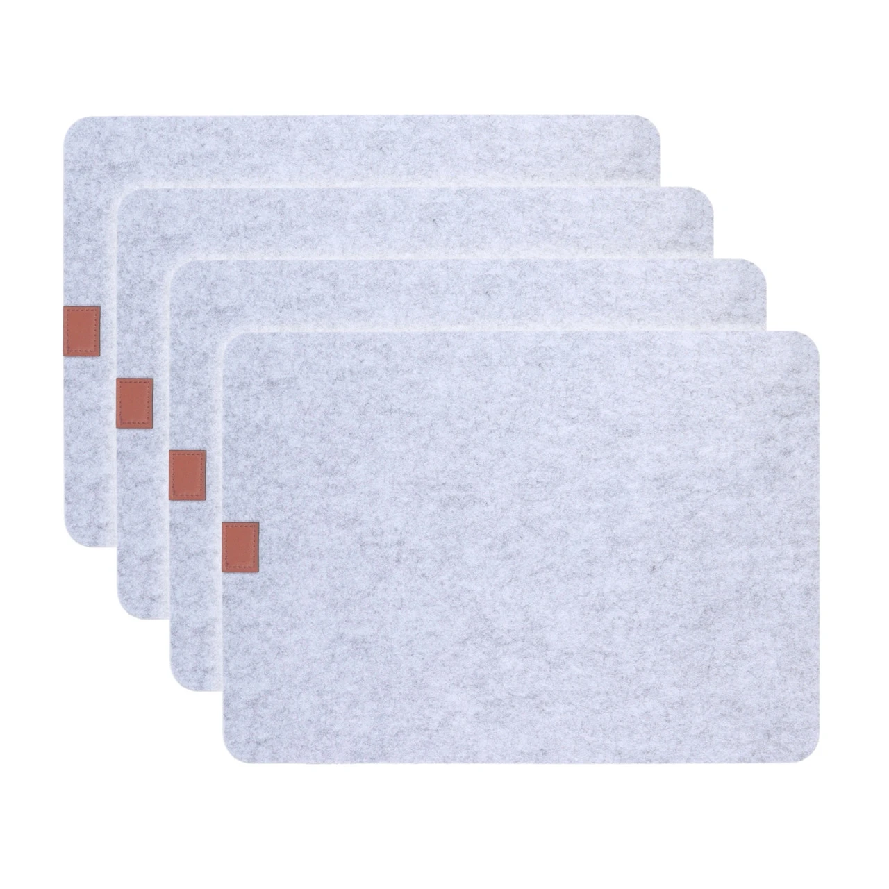 Neuetischkultur Filz Eckig Platzset 4-teilig 3 Neuetischkultur Filz Eckig Platzset 4-teilig