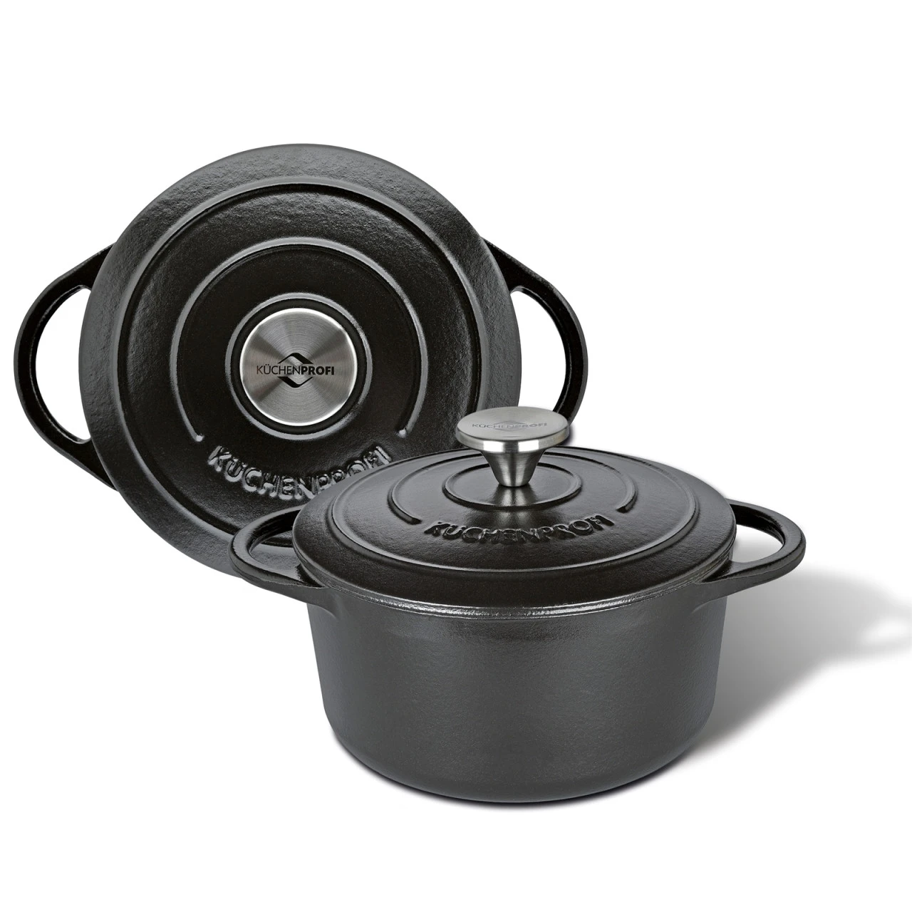 Küchenprofi Provence Classic Black Bratentopf Rund 20 Cm 5 Küchenprofi Provence Classic Black Bratentopf Rund 20 Cm – Bild 3