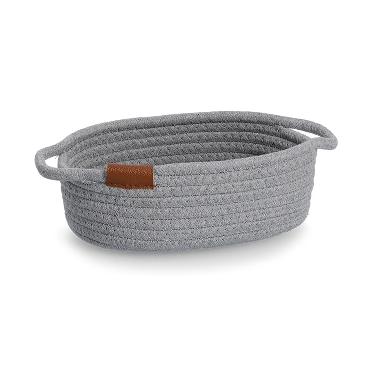 HTI-Living Grau Aufbewahrungskorb Geflochten, 22x17 3 HTI-Living Grau Aufbewahrungskorb Geflochten, 22x17