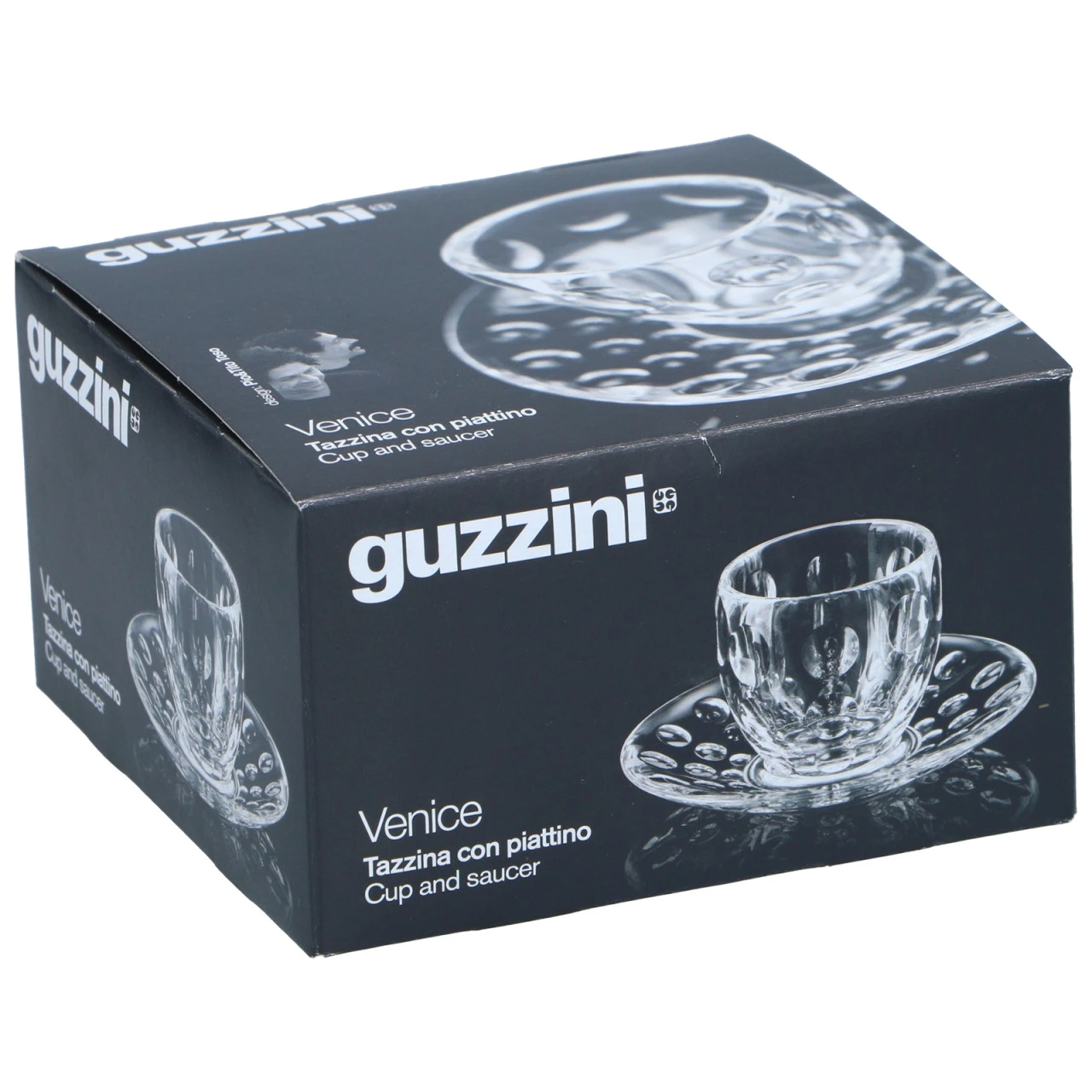 Neuetischkultur Transparente Punkte Tasse Mit Untertasse, Kunststoff 4 Neuetischkultur Transparente Punkte Tasse Mit Untertasse, Kunststoff – Bild 2