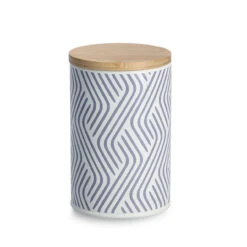 Neuetischkultur 1000 Ml Vorratsdose Metall Mit Holzdeckel