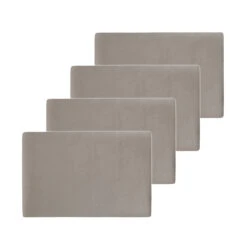 Neuetischkultur Rechteckig Platzset Kunstleder 4-teilig