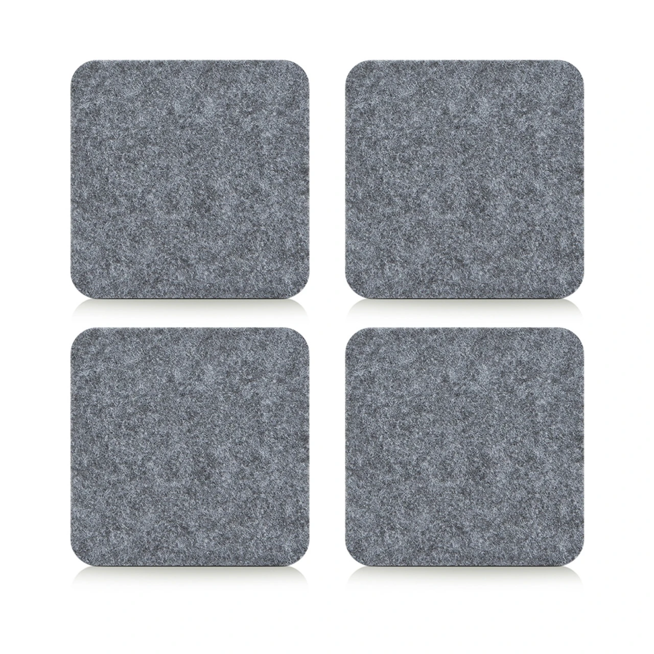 Neuetischkultur Filz Quadratisch Glasuntersetzer 4er-Set 3 Neuetischkultur Filz Quadratisch Glasuntersetzer 4er-Set
