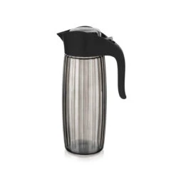 Michelino Anthrazit Wasserkaraffe 1,6 Liter Riffelglas