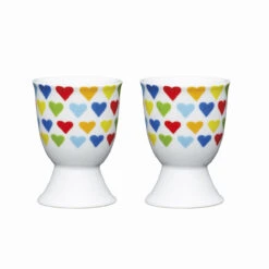 Neuetischkultur Mit Herzmotiv Eierbecher Aus Porzellan 2er Set