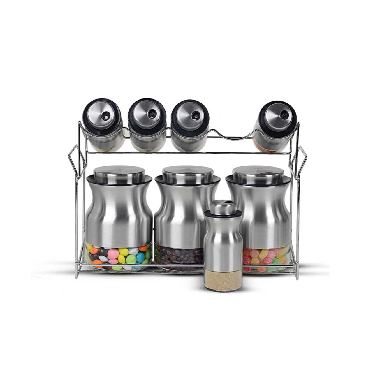 Neuetischkultur Mit Ständer Gewürzregal 8-teilig 3 Neuetischkultur Mit Ständer Gewürzregal 8-teilig