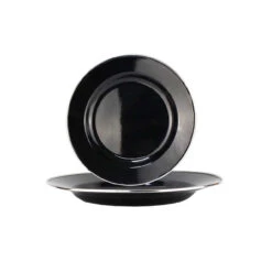 Michelino Schwarz Campingteller 2er-Set