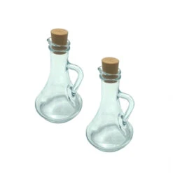 Neuetischkultur 2er-Set Glasflasche Mit Korken