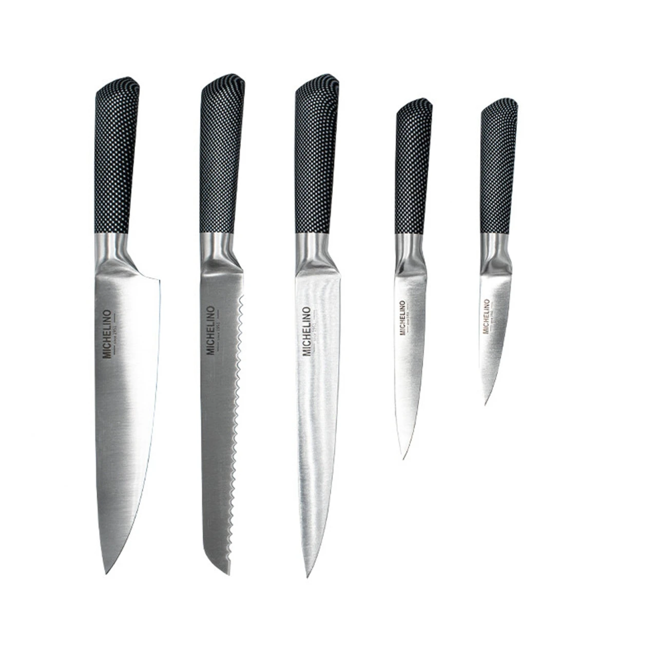 Michelino 6-teilig Messerblock Holz 4 Michelino 6-teilig Messerblock Holz – Bild 2