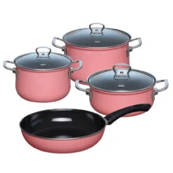 Riess Starterset Pink Kochtopf Set 4-teilig