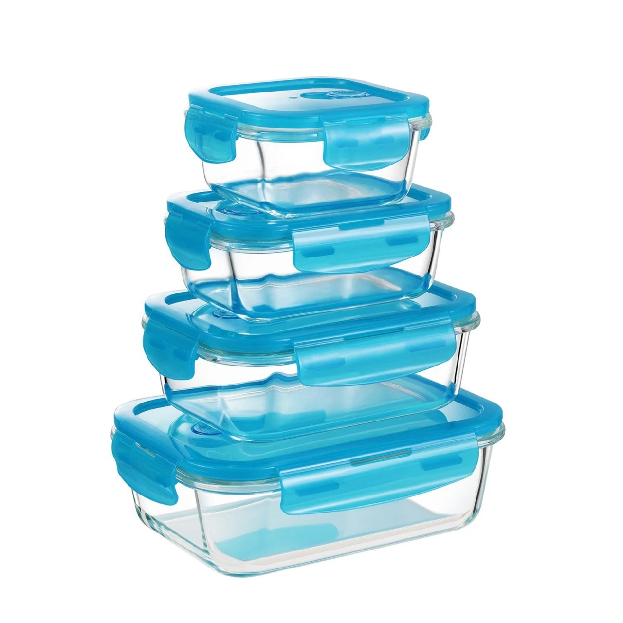 Neuetischkultur 12-teiliges Set Frischhaltedosen Glas 4 Neuetischkultur 12-teiliges Set Frischhaltedosen Glas – Bild 2