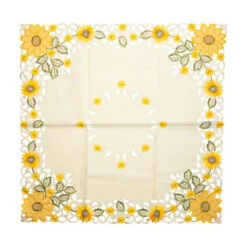 HTI-Living Sonnenblumen Mitteldecke 85 X 85 Cm