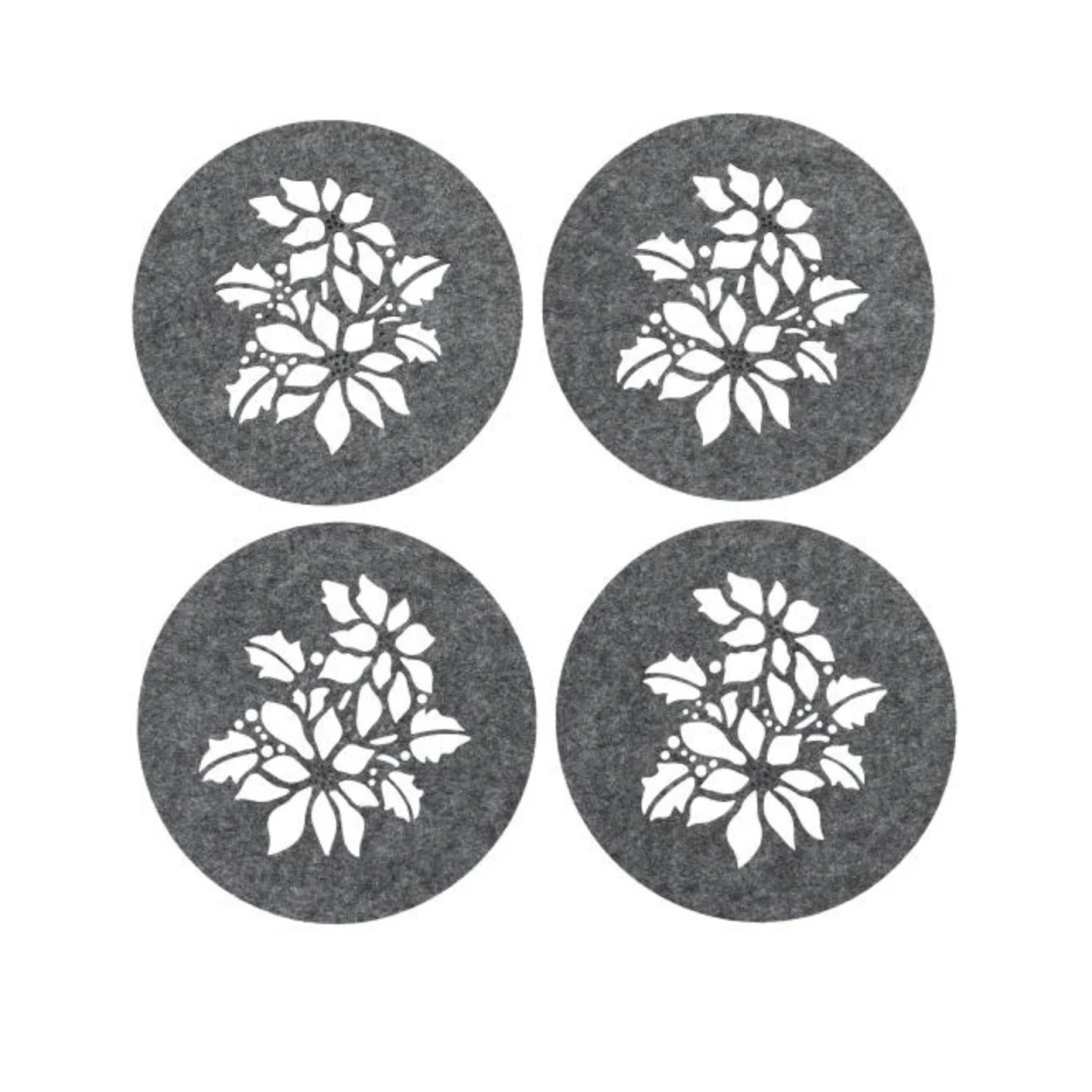 HTI-Living Filz Mit Blumendruck Platzset 4-teilig 3 HTI-Living Filz Mit Blumendruck Platzset 4-teilig